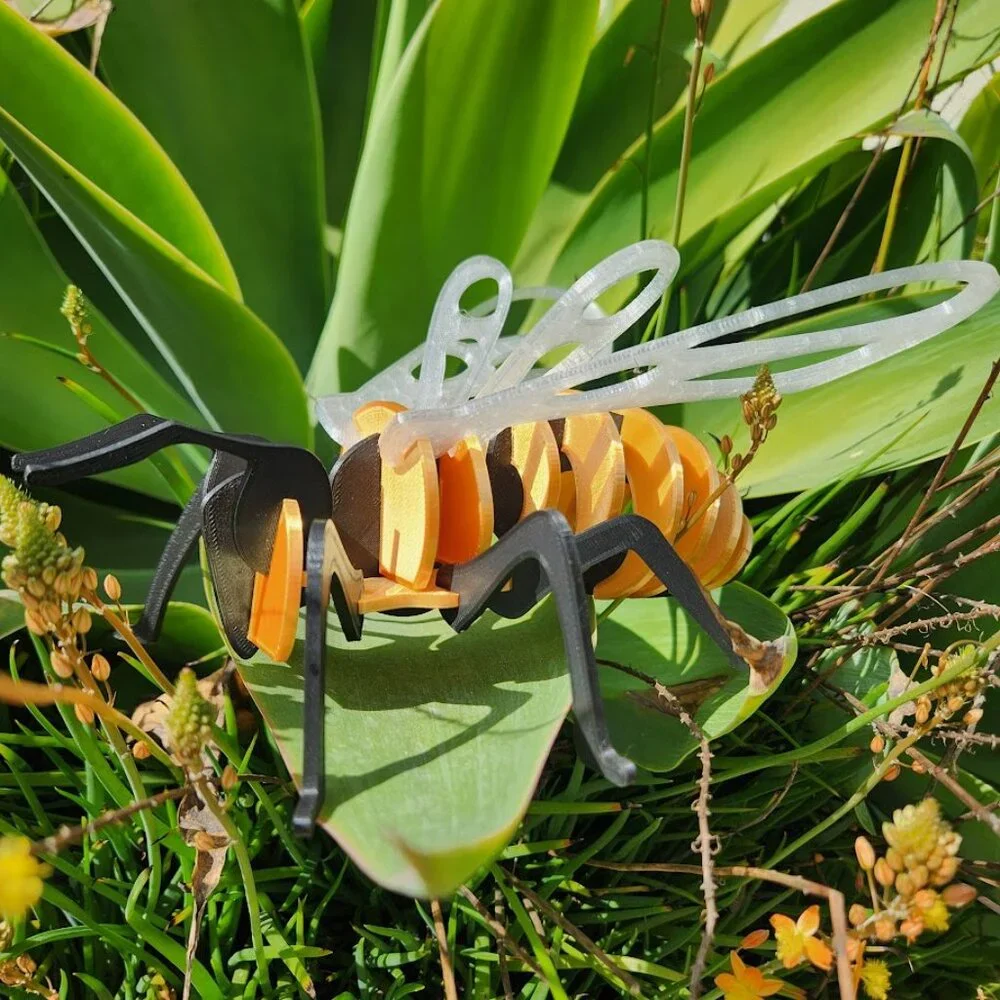 Bee Model Honeybee 3D Puzzle Honey Bees Classroom Science STEM Craft Insect Bugs